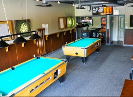 Pool tables and dart boards available